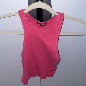 Pink high neck Zara top
